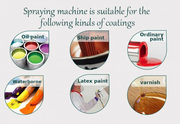 Copy of AIRLESS PAINT SPRAYER SPRAY GUN 5 HP PISTON 3500 PSI WORKING PRESSURE 30 M HOSE 4 NOZZLES 2 X WANDS GRACO TAPE PRO 888