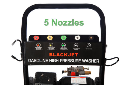 NEW BLACK JET 8 HP 4800 PSI HIGH PRESSURE WATER WASHER CLEANER GURNEY 20 M 4800 PSI
