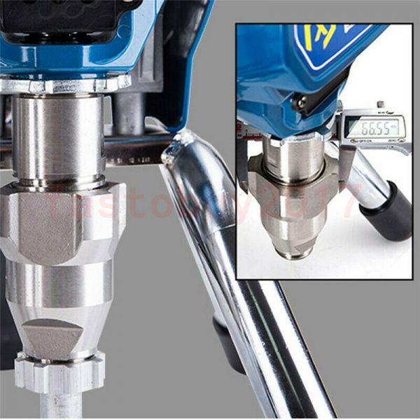 AIRLESS PAINT SPRAYER SPRAY GUN 5 HP PISTON 3500 PSI WORKING PRESSURE 30 M HOSE 4 NOZZLES 2 X WANDS GRACO TAPE PRO 888